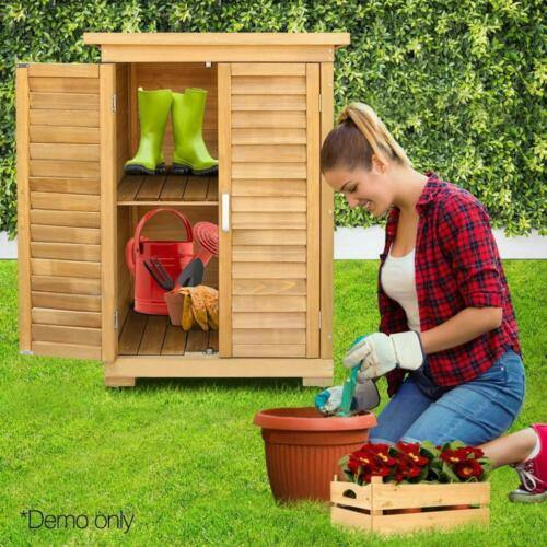 HYGRAD BUILT TO SURVIVE Wooden Garden Storage Shed Cupboard – Tool & Mower Store | HYGRAD®