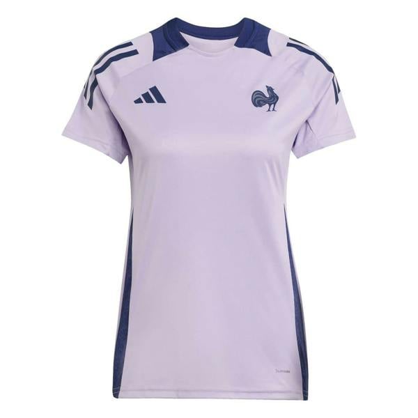Adidas Womens/Ladies Performance France FFR Jersey - Plum Purple - 