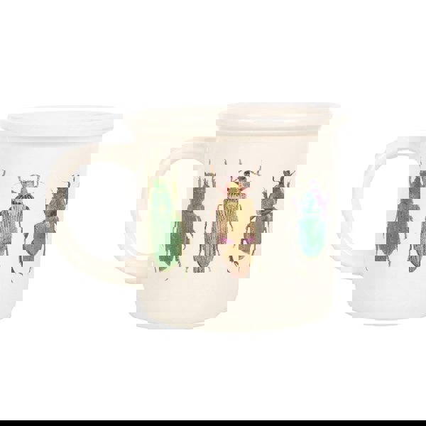 Serano Off White Beetle Mug