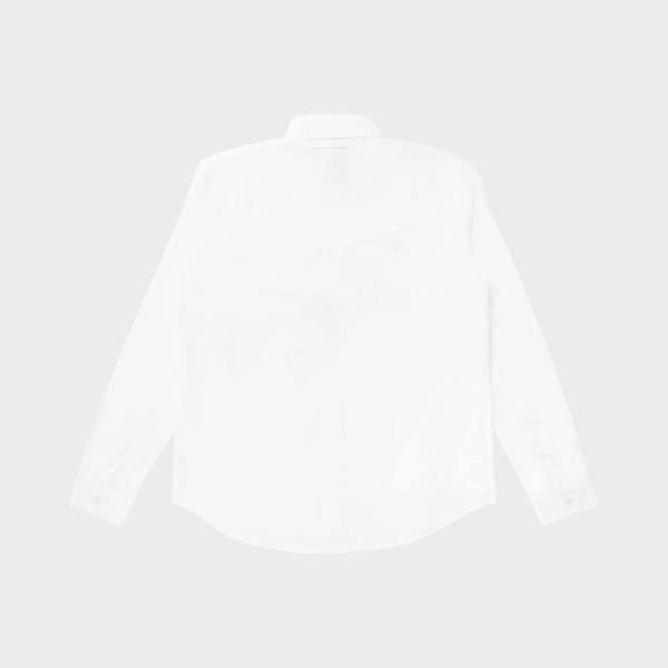 Long Sleeve Button Up White Shirt