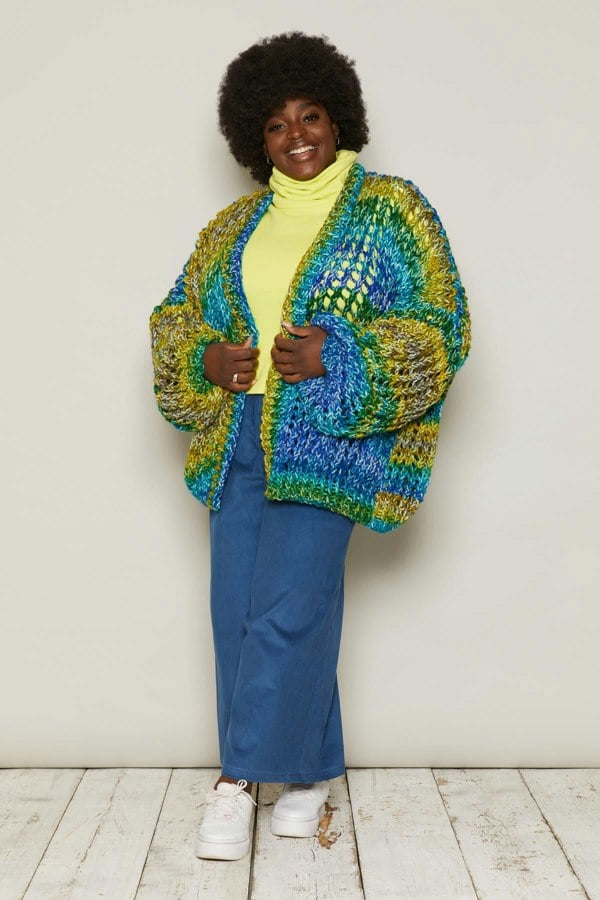 Bo Carter Hand Knitted Norma Cardigan - Jungle