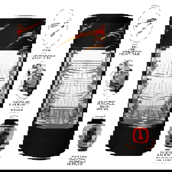 Kukoo Commercial Food Warmer Glass Pizza Display