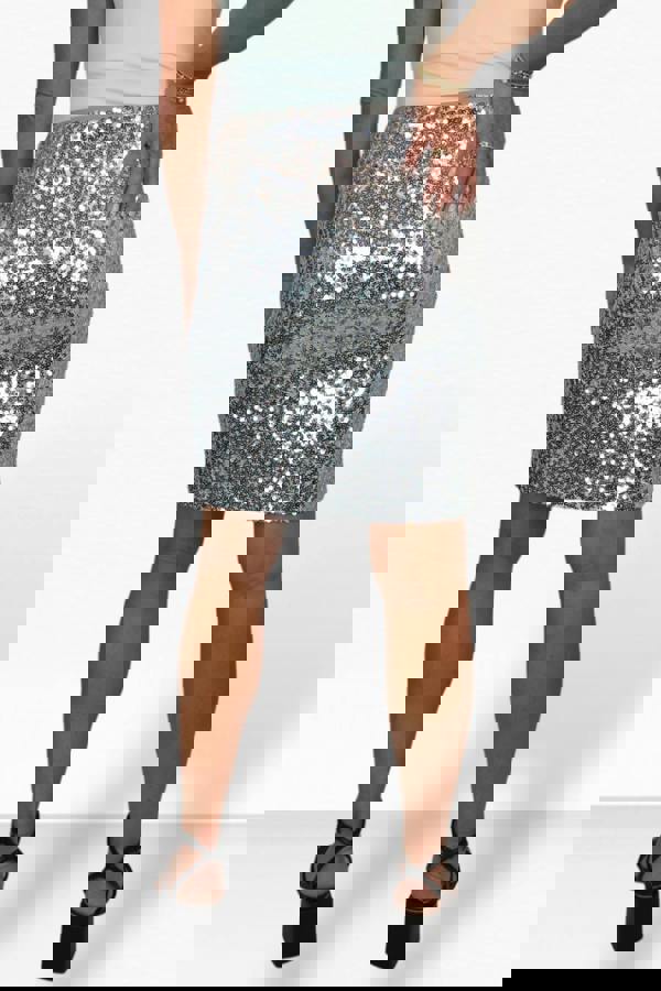 Paulo Due Women's Sequin Mini Skirt