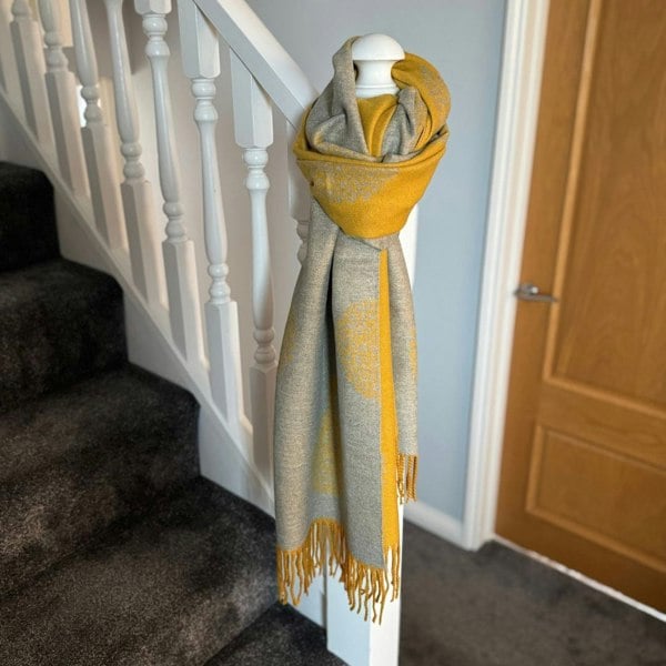 Love EMVY Enchanted Tree Blanket Scarf – Reversible Winter Shawl, Oversized Pashmina Wrap