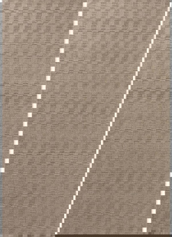 The Rugs Scala Handwoven Wool Rug - Quality Checkered Design