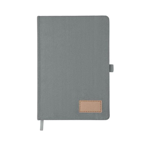 MidOcean Cordi note Hard Cover RPET A5 Notebook - Grey - 