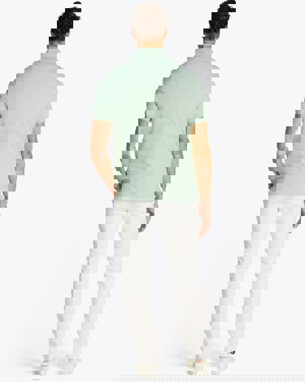 Tommy Hilfiger 1985 Regular Fit Mens Polo - Mint Gel Heather