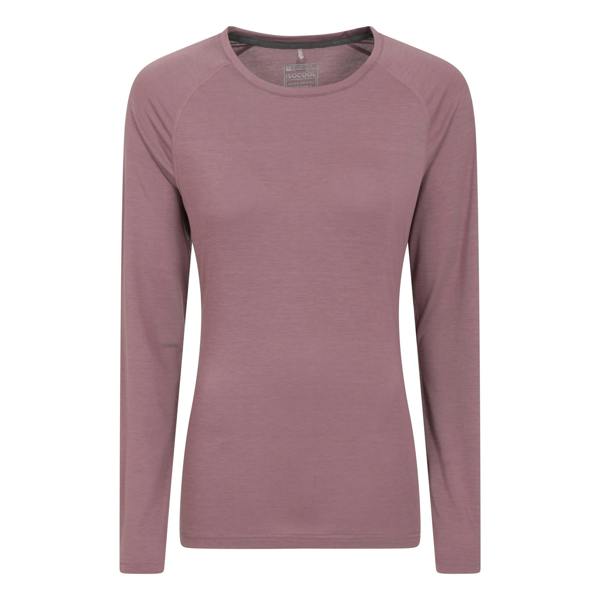 Mountain Warehouse Womens/Ladies Quick Dry Long-Sleeved Top - Purple - 