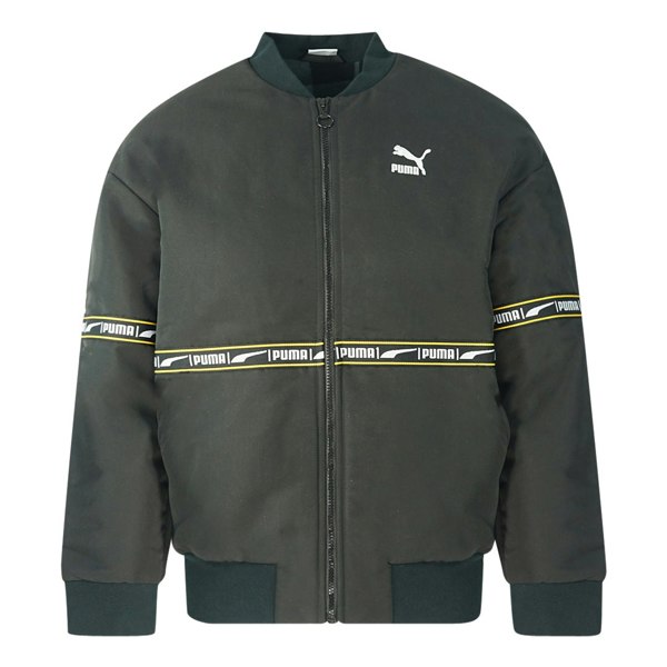 Puma Check Heavy Bomber Jacket - Black