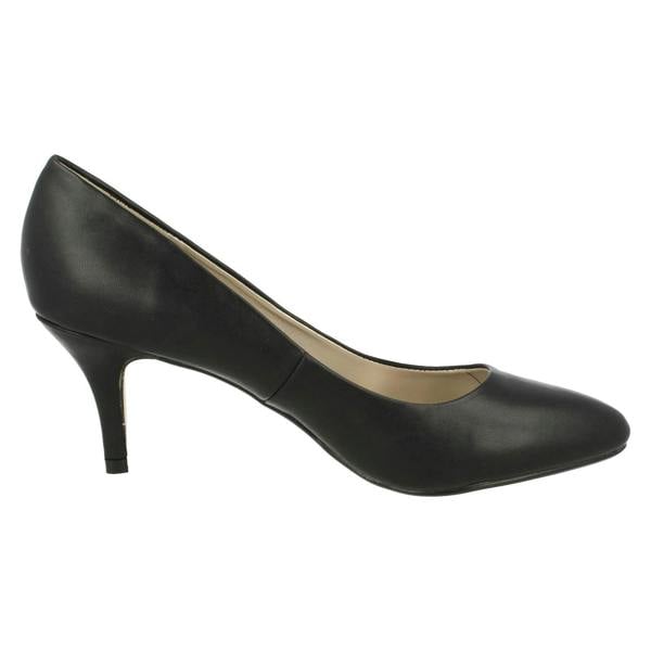 Anne Michelle Ladies Anne Michelle Mid Heel Court Shoes