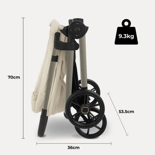 My Babiie MB170 Plus Pushchair - Ivory
