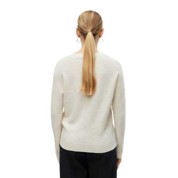 Vero Moda Womens/Ladies Doffy Knitted O-Neck Jumper - Birch Beige - 