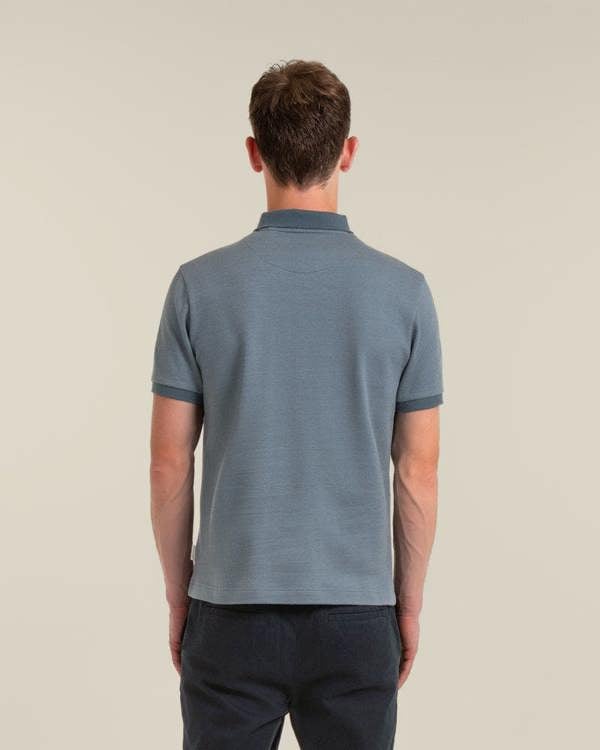Larsson & Co Jarell - Two Tone Jacquard Polo Shirt