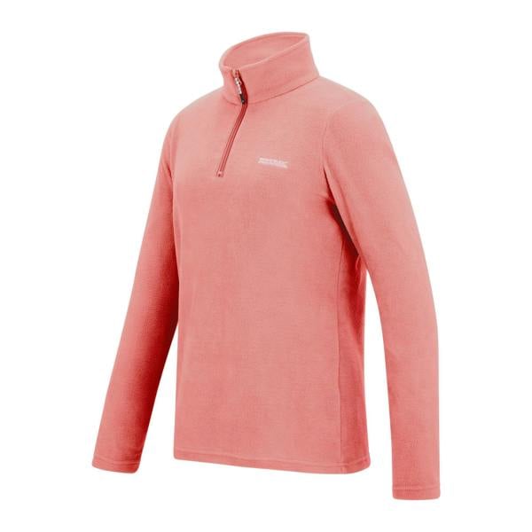 Regatta Great Outdoors Womens/Ladies Sweetheart 1/4 Zip Fleece Top - Peach Pink - 