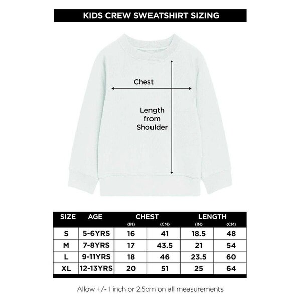K-Pop Demon Hunters Childrens/Kids Huntrix Saja Boys Rujinu Heart Sweatshirt - Black