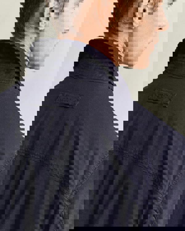 GANT Mens Cotton Windcheater Jacket - 433 Evening Blue