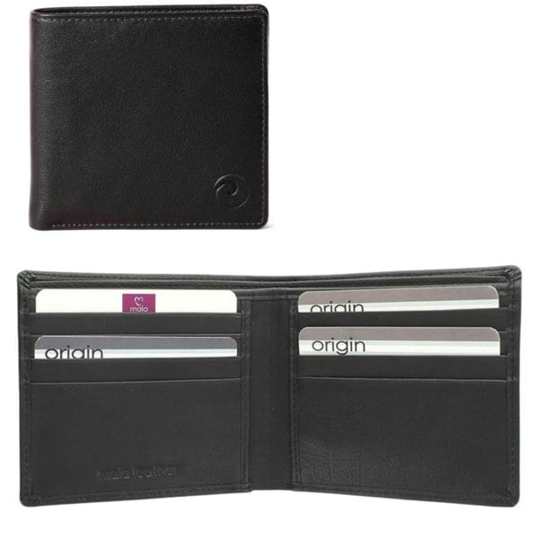 Mala Leather Men’s Slim Classic Wallet with RFID Protection – Genuine Leather