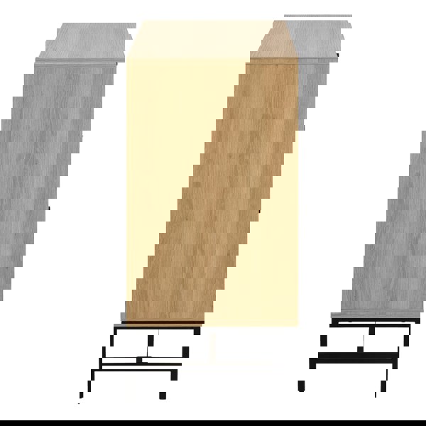 Furniture To Go Albany Chest of 3 Drawers in Oak/Black Legs