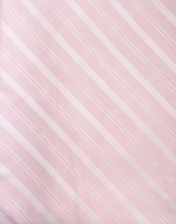 British Boxers Women's Crisp Cotton Sleep Shorts – Shell Pink Satin Stripe