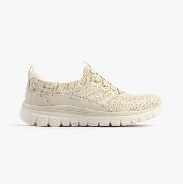 Skechers GRACEFUL - PICTURE PERFECT Womens Trainers Off White