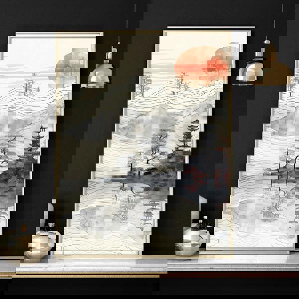 Framed Posters For Living Room | Set of 3 wall art prints