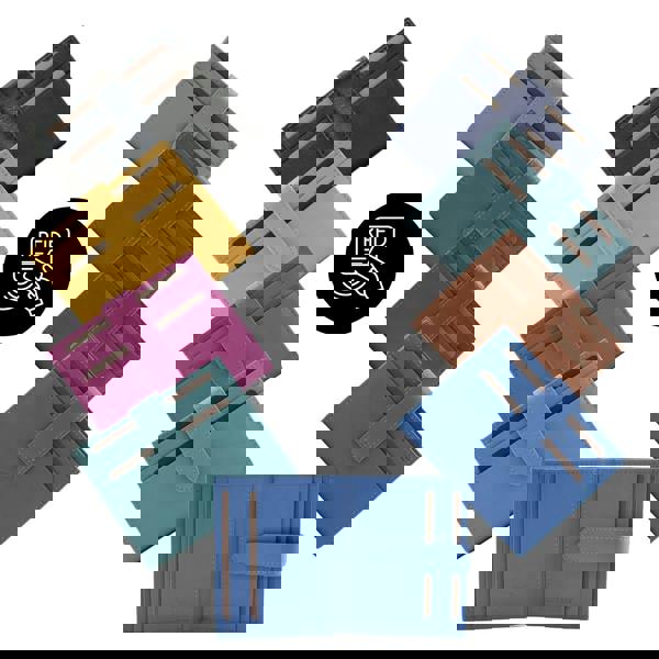 Mala Leather Origin Plain Leather Tabbed Card & Note Holder