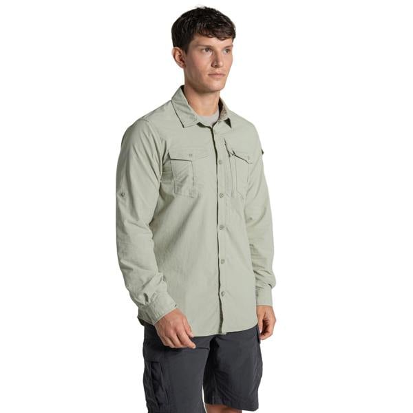 Craghoppers Mens Adventure III Nosilife Long-Sleeved Shirt - Bayleaf - 