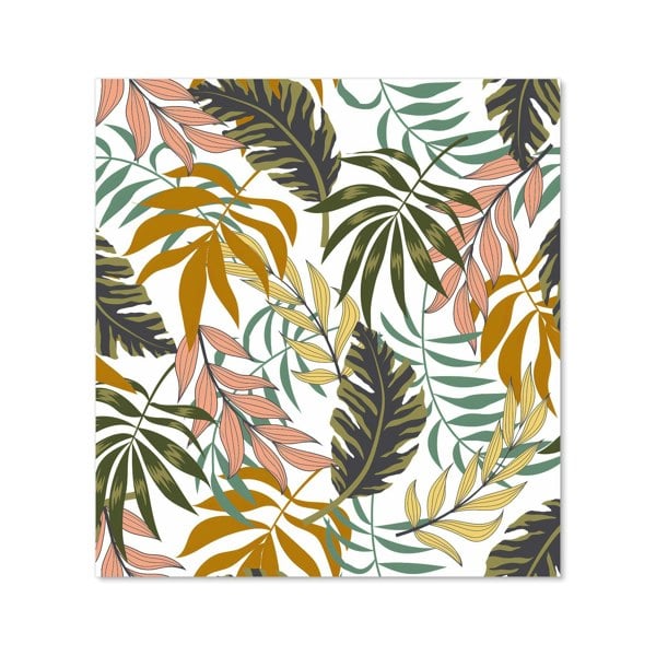 Warren Reed - Designer Tropical Leaves Kitchen Splashback