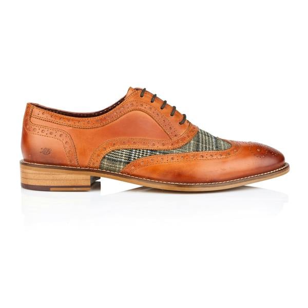 Shelby Oxford Tan / Tweed - London Brogues
