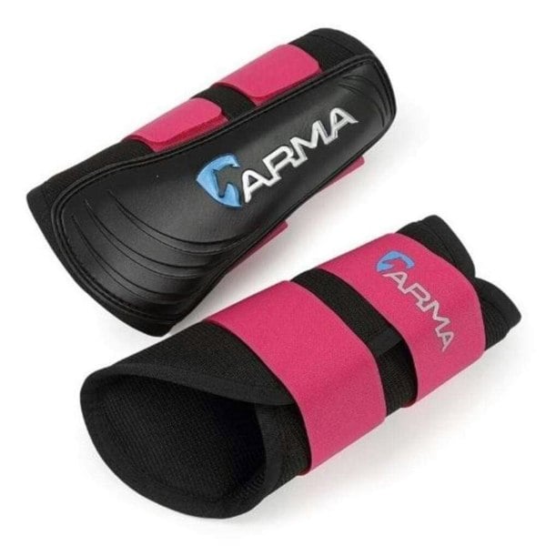 ARMA Neoprene Horse Brushing Boots - Raspberry