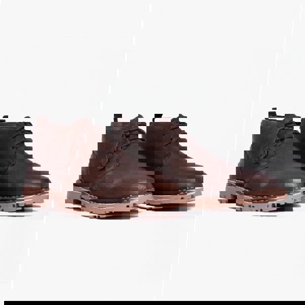 Popps COOPER Mens Desert Boots Dark Brown