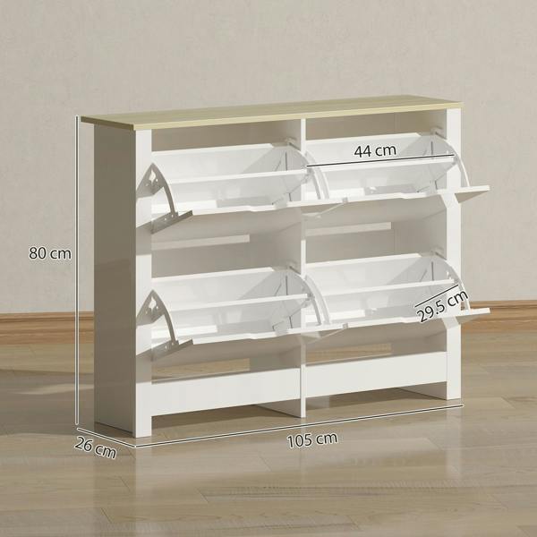 Flip-down Shoe Cabinet