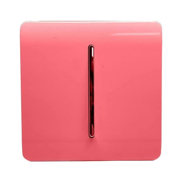 Trendi Switch 1 Gang Retractive Home Automation Switch in Strawberry Red