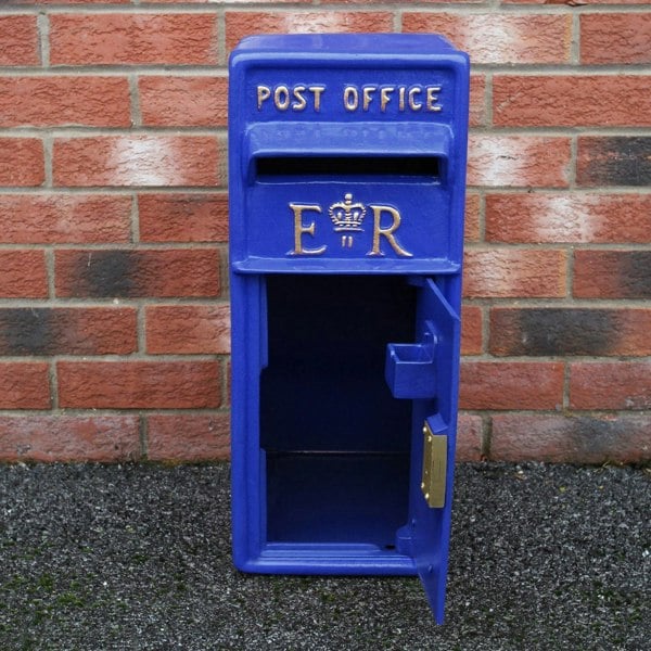 Monstershop Blue Scottish Post Box