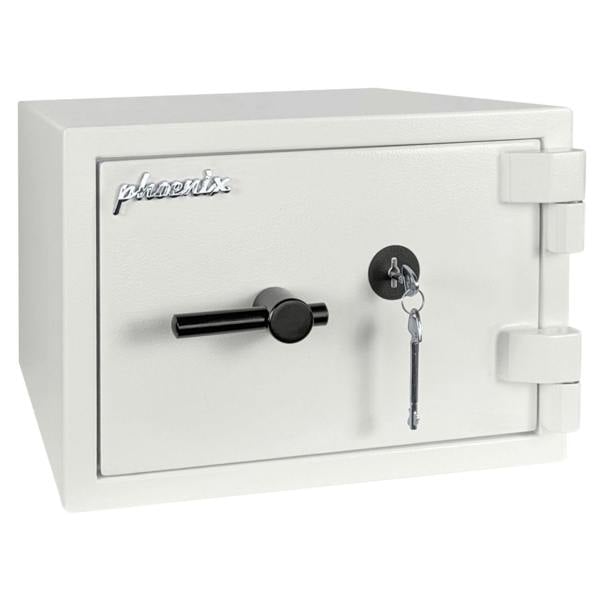 Phoenix Safe Phoenix Fortress SS1452K Security Safe in Scratch-resistant White Paint with Double-Bitted Key Lock