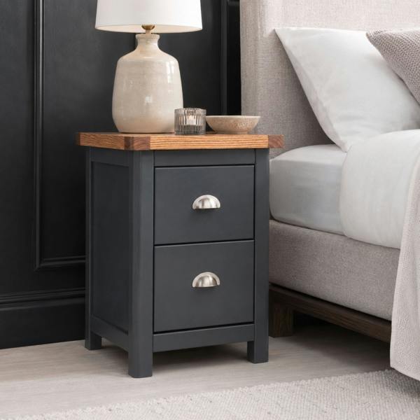 Core Products Set of 2 Dunkeld Spacious 2-Drawer Bedside Cabinets