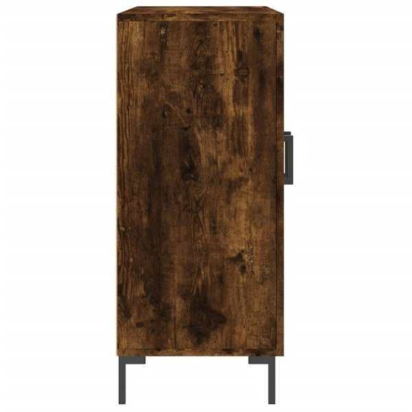 Berkfield Sideboard Smoked Oak 90x34x80 cm Engineered Wood