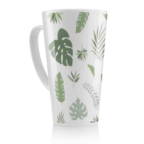 Benjamin Tate Design Exotic Tropical Plants Latte Mug
