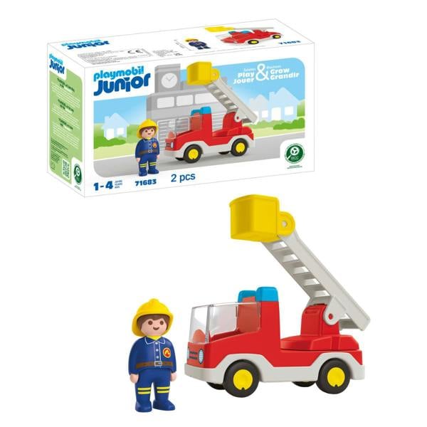 JUNIOR: Ladder Unit Fire Truck - 71683 Playset