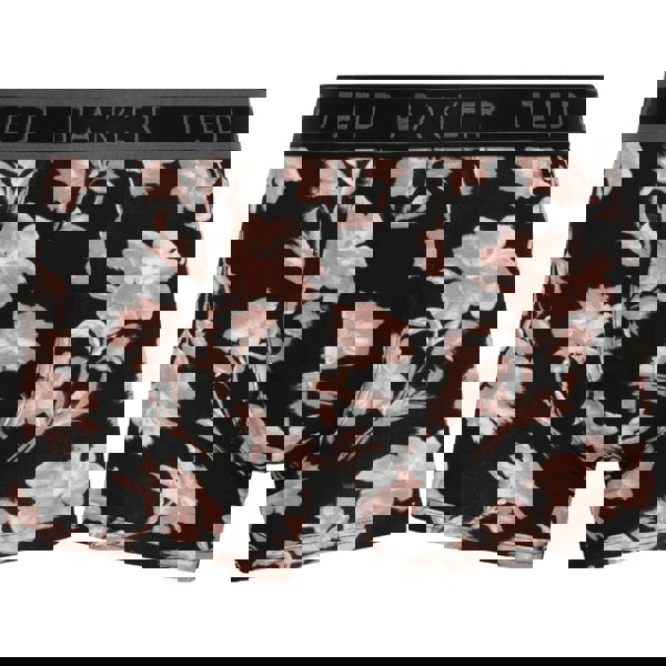 Ted BakerTrunks 3 - pack3 - Pack Floral Print Boxer Trunks, Black/greyBoxers - and - Briefs.net