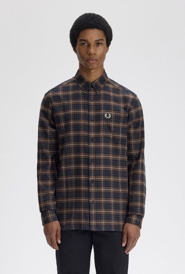 Fred Perry Brushed Twill Tartan Shirt