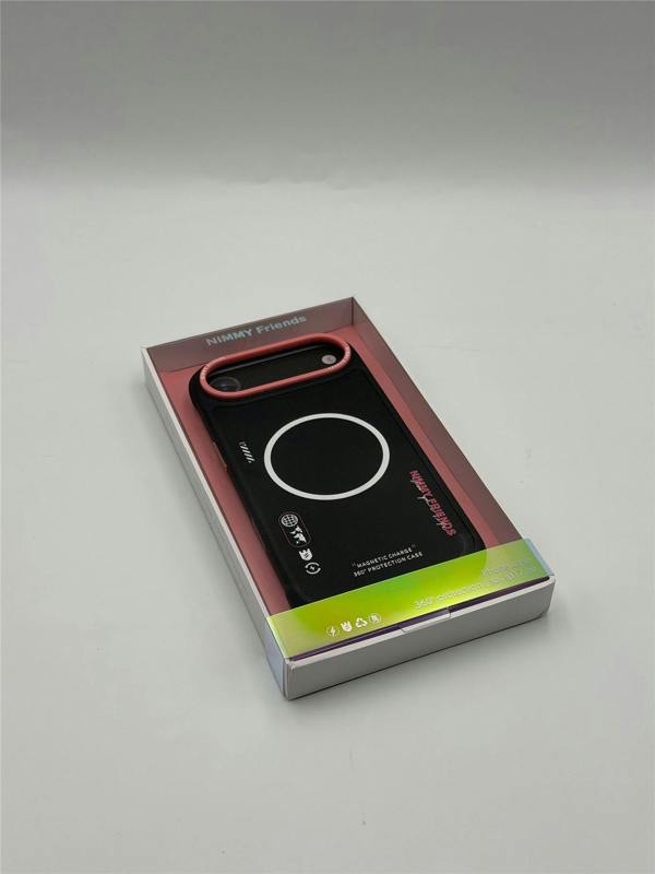 Nimmy Friends Nimmy Cool & Cute 2.0 Case with MagSafe for iPhone 17 Air 6.5" Black Pink - N-YJKM-CX2.0-IP17-AIR-01-B