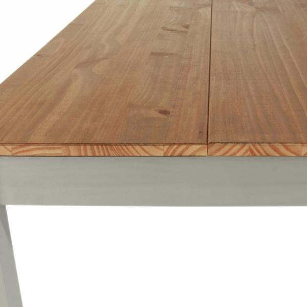 Core Products Linea 4-Piece Dining Set, Table, Bench & 2 Chairs, Scandinavian Design