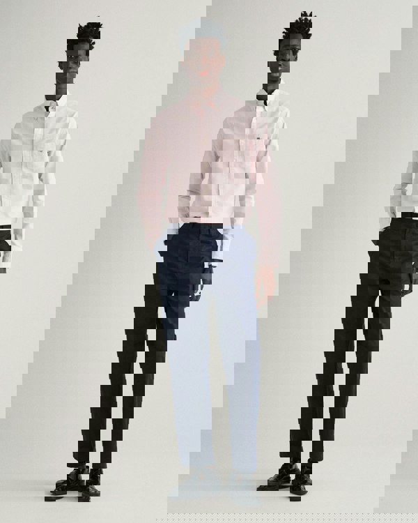 GANT Mens Regular Fit Long Sleeve Oxford Shirt - 662 Light Pink