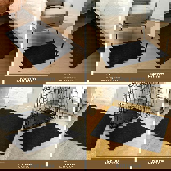 Marlow Non Slip Indoor Door Mats Small Large Washable Kitchen Floor Rug Runner