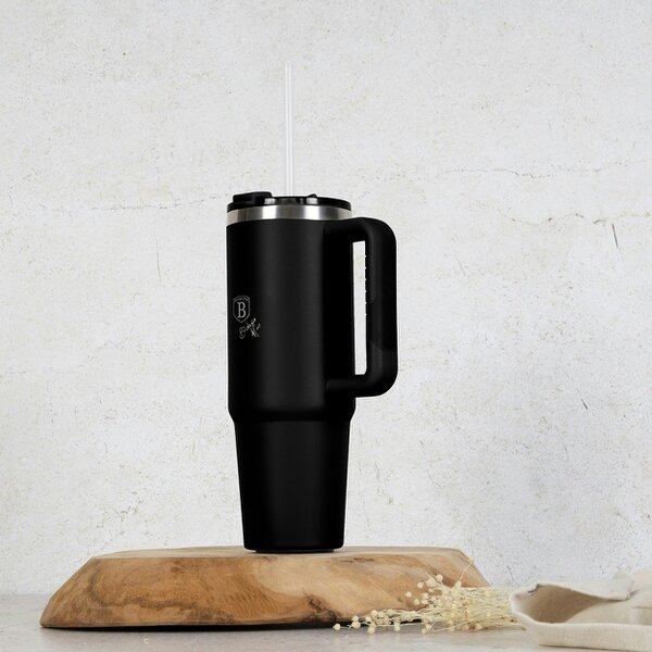 Berlinger Haus Thermo mug, 1L Berlinger Haus BH8833 Matte Black