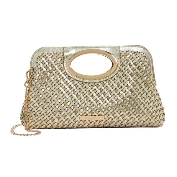 Dune London Womens/Ladies Ellsaz Metallic Clutch Bag - Gold - 