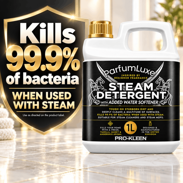 ProKleen Pro-Kleen Parfum Luxe Steam Mop Detergent Creed 1L - Deeply Cleans, Removes Stains, Deodorises