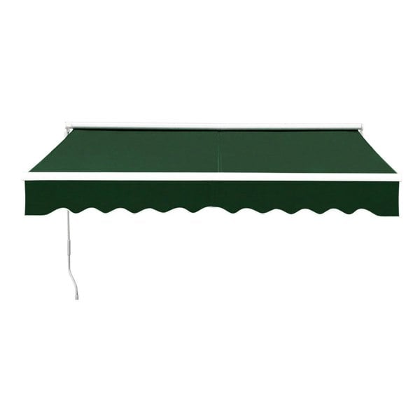 Retractable Patio Awning - Manual Shelter - Green Awnings Living and Home