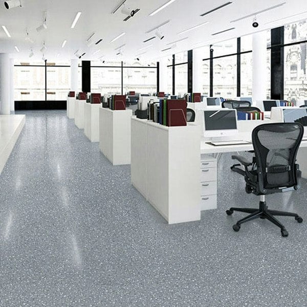 Set of 24 Peel and Stick PVC Granite Floor Tile Living and Home